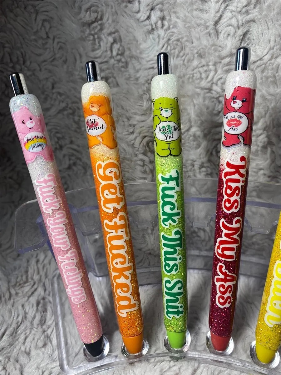 BowLift | Funny bear pens set of 8pcs