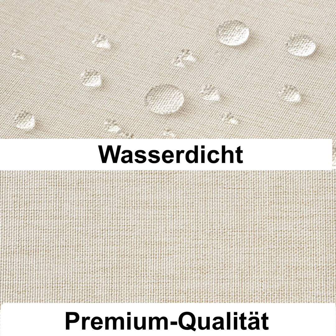 Luxurious shower curtain made of linen – Waterproof and thick artificial linen Bowlift