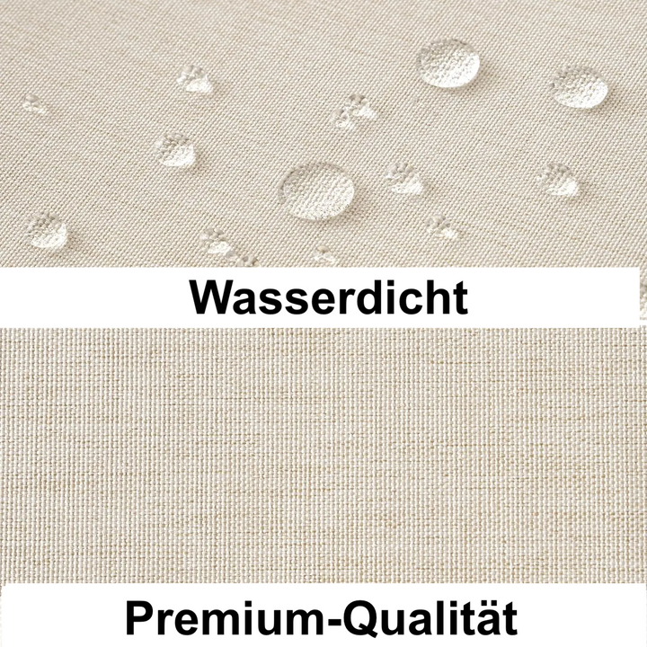 Luxurious shower curtain made of linen – Waterproof and thick artificial linen Bowlift