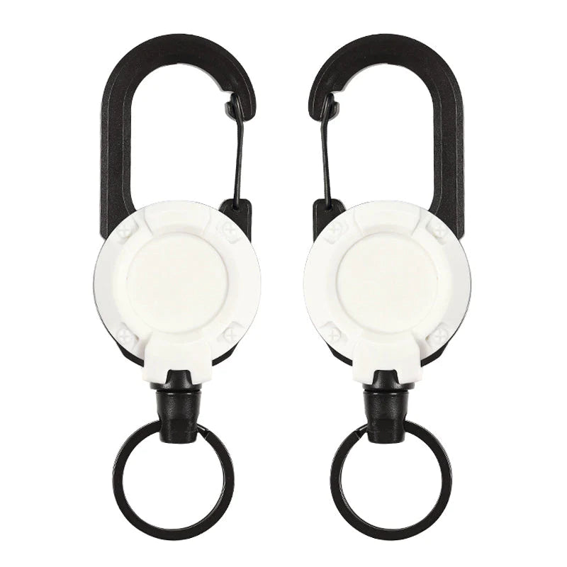 BowLift | Outdoor automatic retractable wire Luya tactical keyring with theft protection