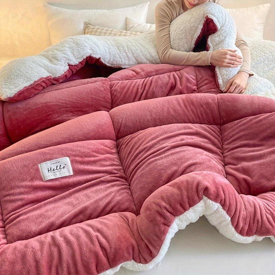 BowLift | Stylish Cabin Sherpa Fleece Duvet – Ultimate Comfort & Warmth