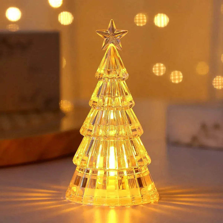 BowLift | Christmas Lawn Decoration Light-emitting Christmas Tree Crystal Small Night Lamp
