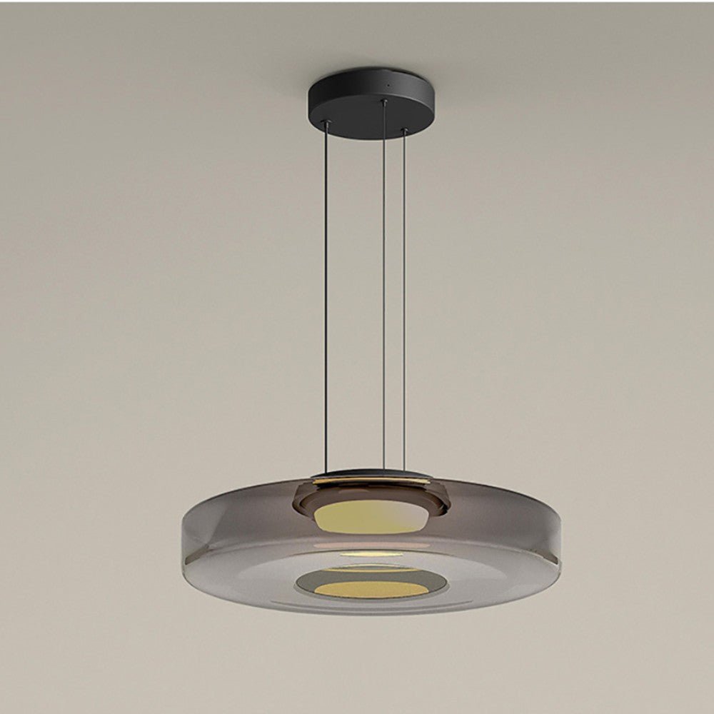 BowLift | Modern Glass Pendant Lamp in Bauhaus Style - AuroraSphere