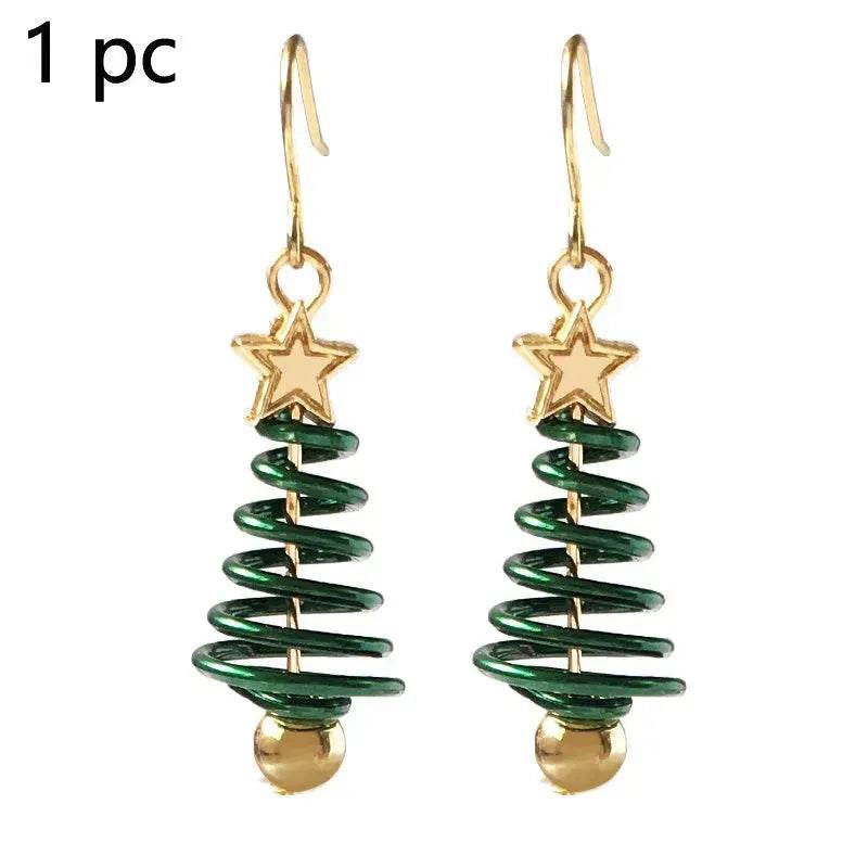BowLift | Christmas Earrings Tree Star DIY Earrings
