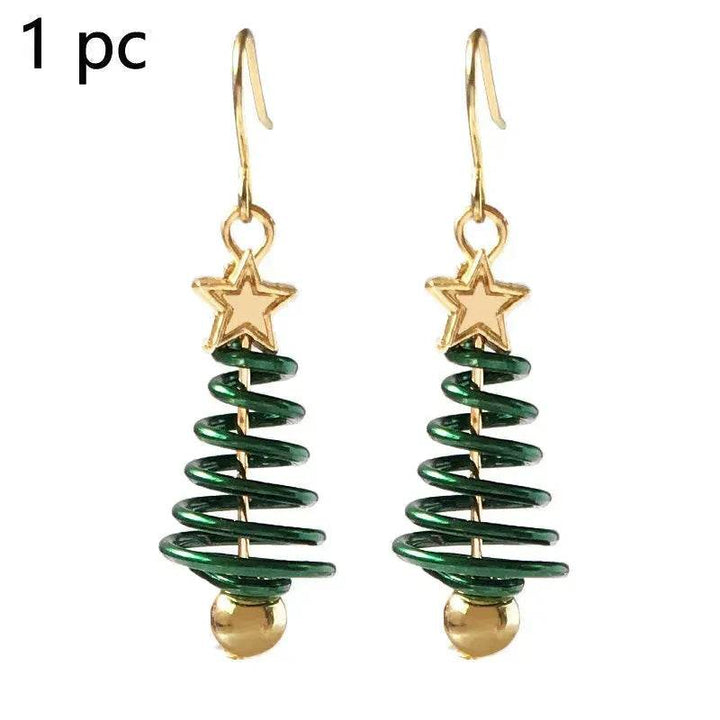 BowLift | Christmas Earrings Tree Star DIY Earrings
