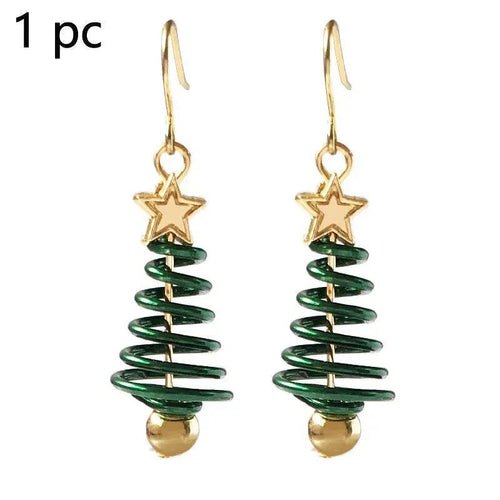 BowLift | Christmas Earrings Tree Star DIY Earrings
