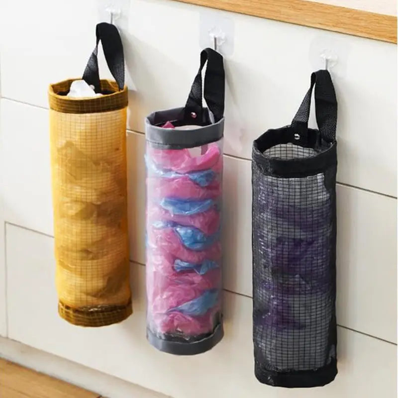 BowLift | Hanging Pocket Organizer – Breathable Mesh for Storing Kitchen Bags and Fruits/Veggies