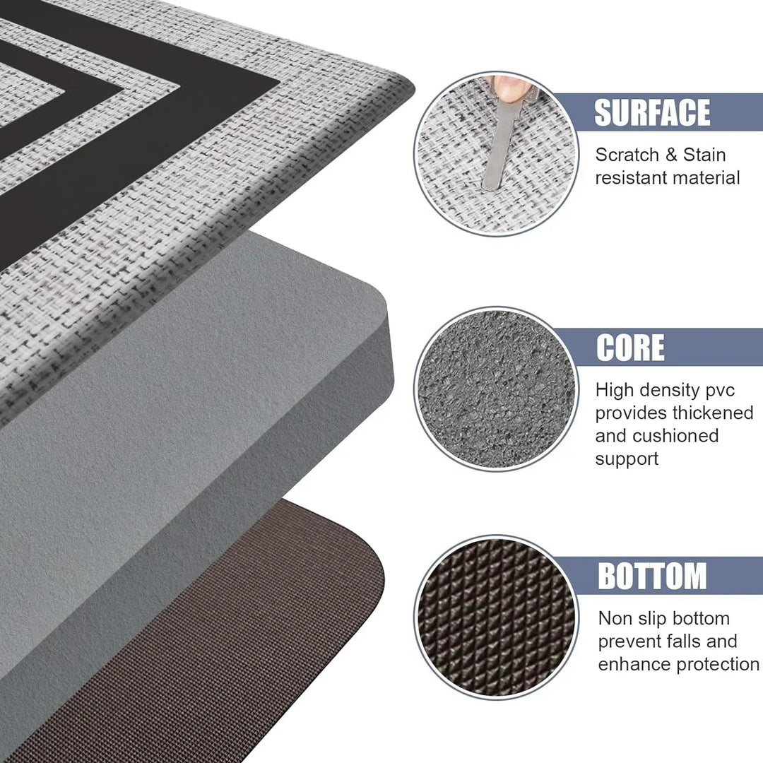 BowLift | SafeStyle Non-Slip Mat for Home – Modern Design & Washable Artificial Leather