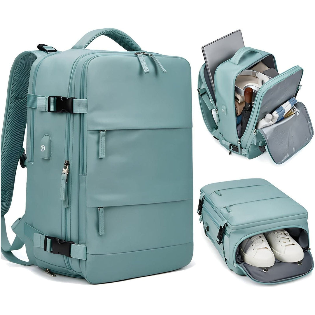Travel backpack with USB port – Spacious compartment | Ideal for school and outdoor activities | Bowlift