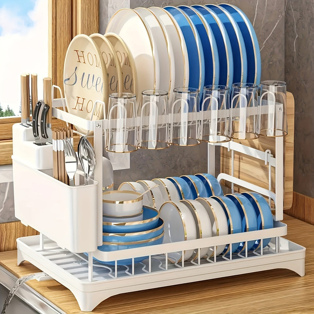 Draining rack 2 tiers with drainage | Bowlift