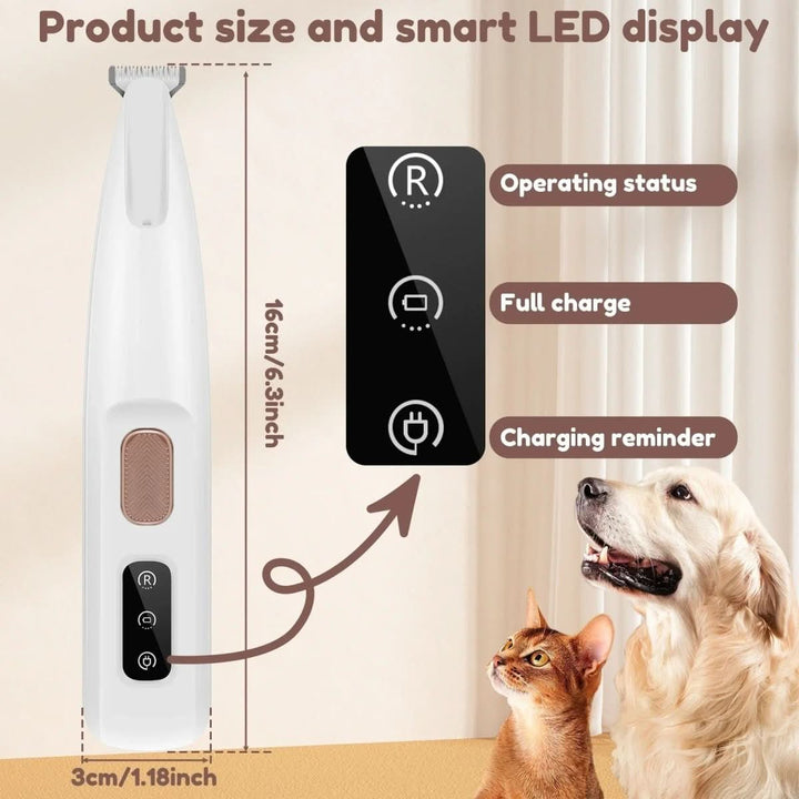 BowLift | Victor Precision – Quiet Paw Trimmer with LED for Sensitive Areas