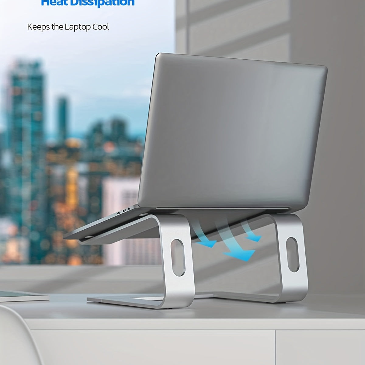 BowLift | Aluminium Laptop Stand – Ergonomic and Ventilating