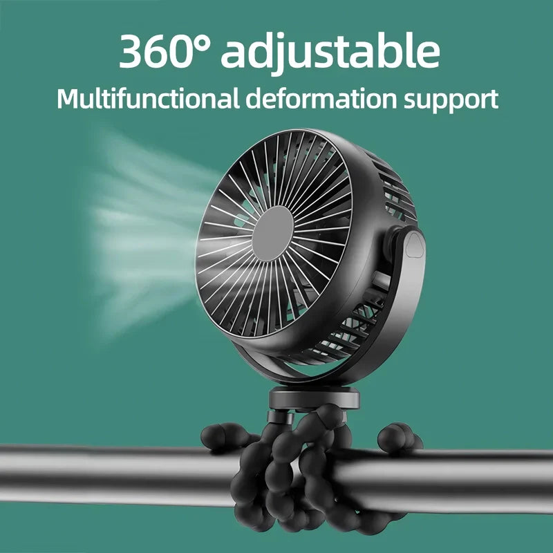 Compact Octopus Mini Fan | Bowlift