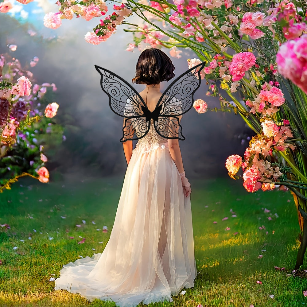 BowLift | Girls Magical Halloween Fairy Costume Set | Wings Wand Ears