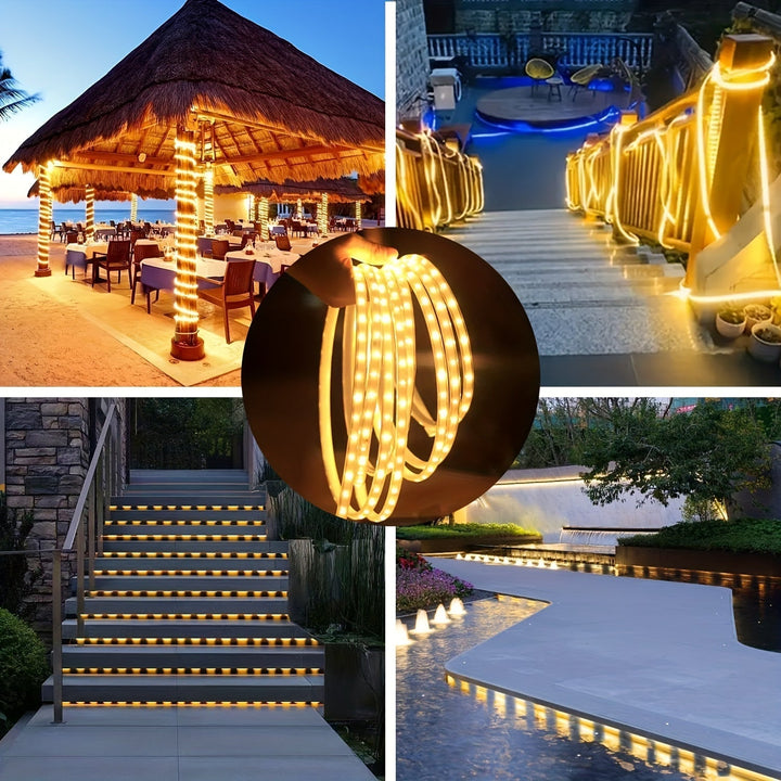 BowLift | Solvara Flexible Solar LED Light Tube with Remote Control | Creative Outdoor Lighting | Energy Efficient & Weatherproof