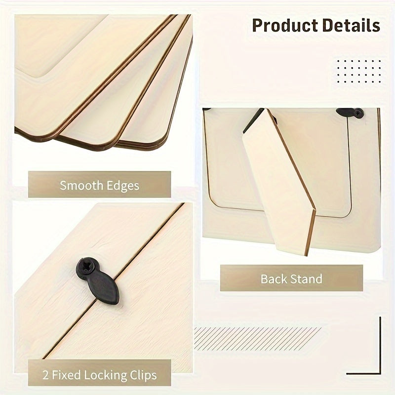 MemoryWood - Modern Wooden Photo Frame Set Bowlift