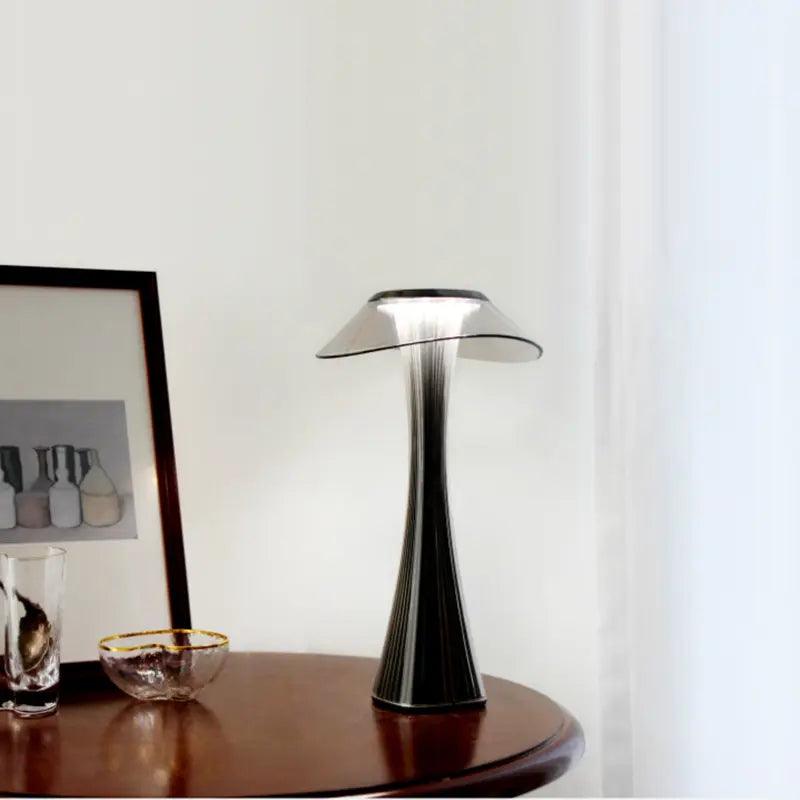 BowLift | SteelShine - Rustic Table Lamp