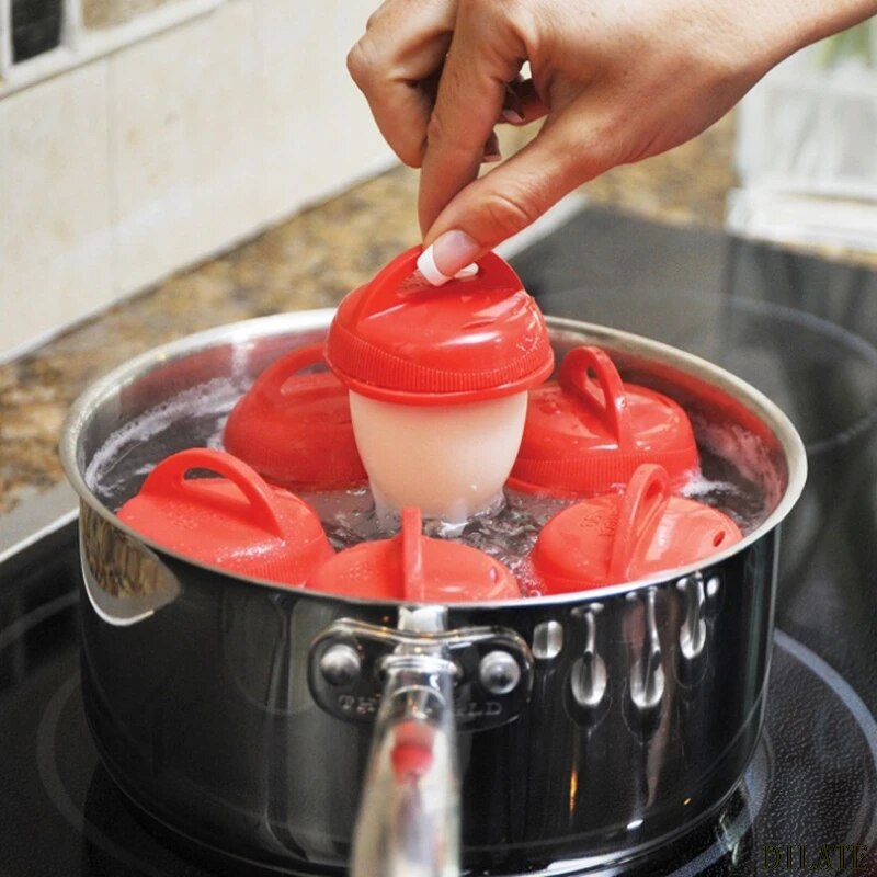 BowLift | YolkCraft Egg Molder Cooking Pods | Easy Hard-Boiled & Poached Egg Maker | Dishwasher Safe