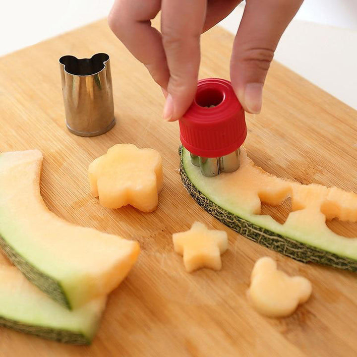 8pcs set Flower Star Shape Vegetable Fruit Cutter Mold Slicer | Bowlift