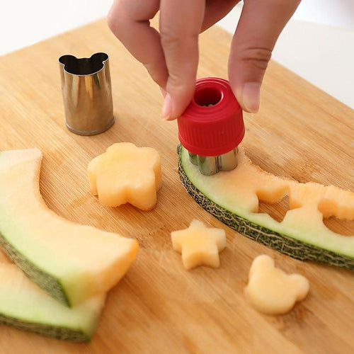 8pcs set Flower Star Shape Vegetable Fruit Cutter Mold Slicer | Bowlift