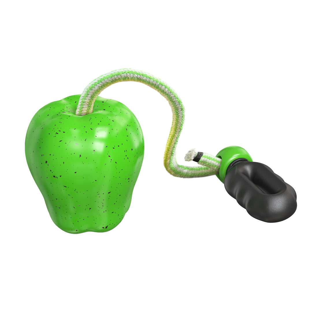 Apple Throw Toy – Outdoor Chew & Play Ball for Dogs