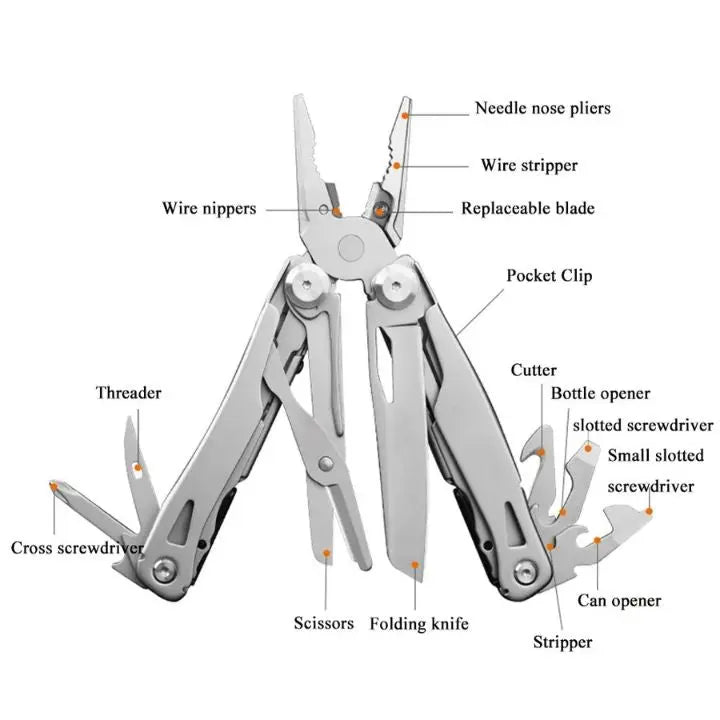 BowLift | 9-in-1 Multitool – High-quality folding knife with high hardness
