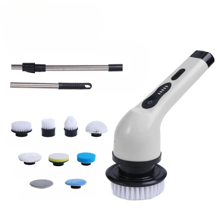 BowLift | 9-in-1 Electric Spin Cleaning Brush with LED Display – 1+1 FREE