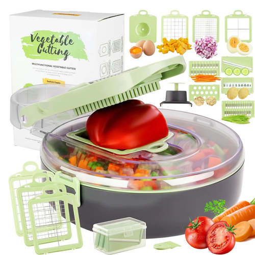 9 in 1 Kitchen Vegetable Chopper Slicer Dicer Cutter with Container | Bowlift