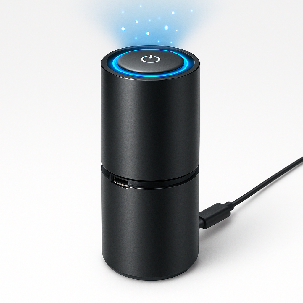 BowLift | Air Purifier Metal Compact USB Ionizer