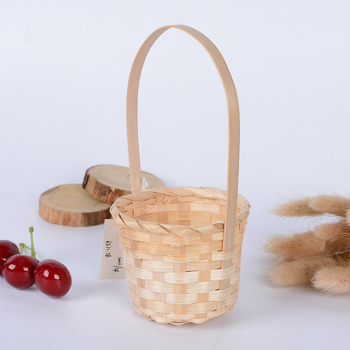 Handcrafted Natural Woven Storage Basket Bowlift