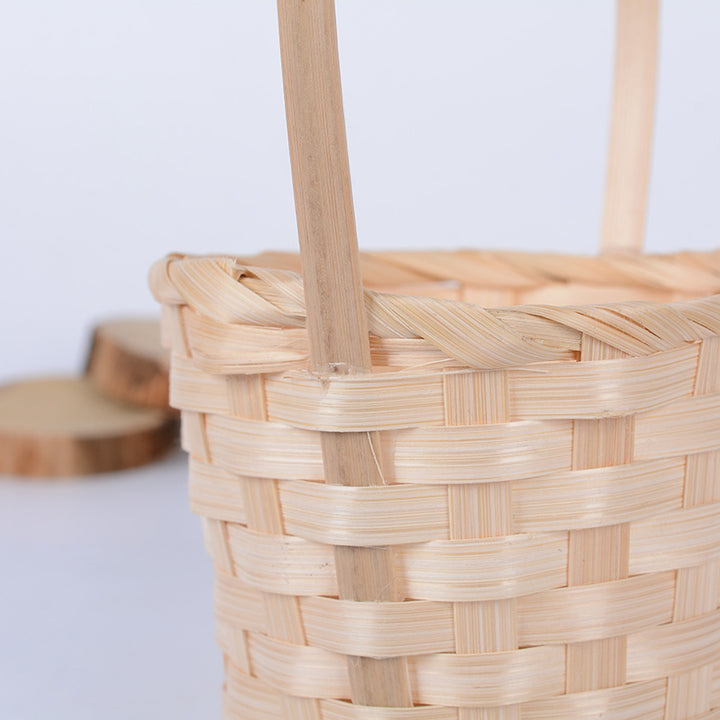 Handcrafted Natural Woven Storage Basket Bowlift