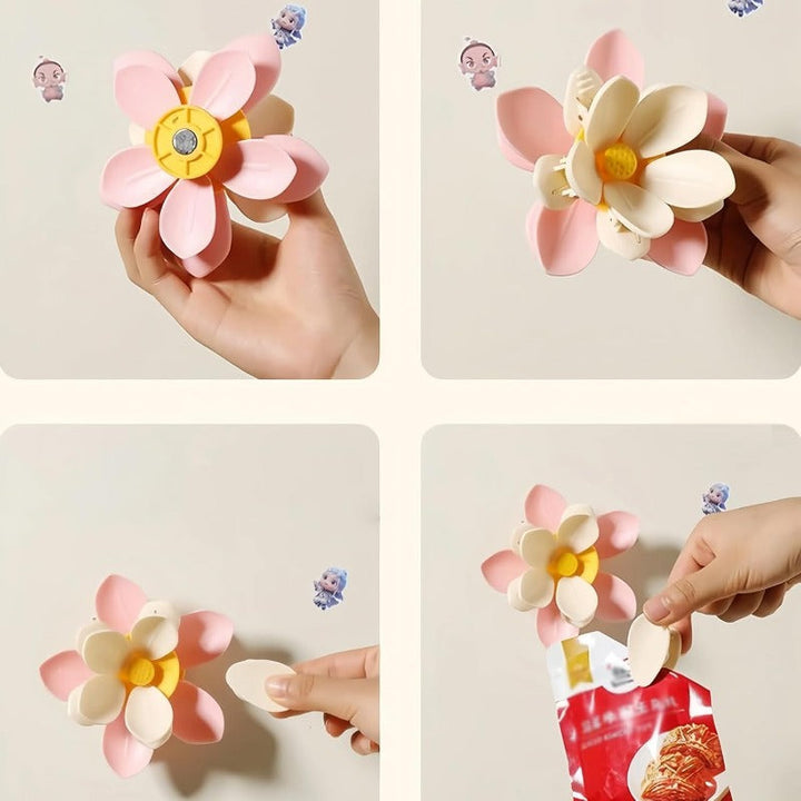 BowLift | Flower-Shaped Magnetic Clip Refrigerator Magnet