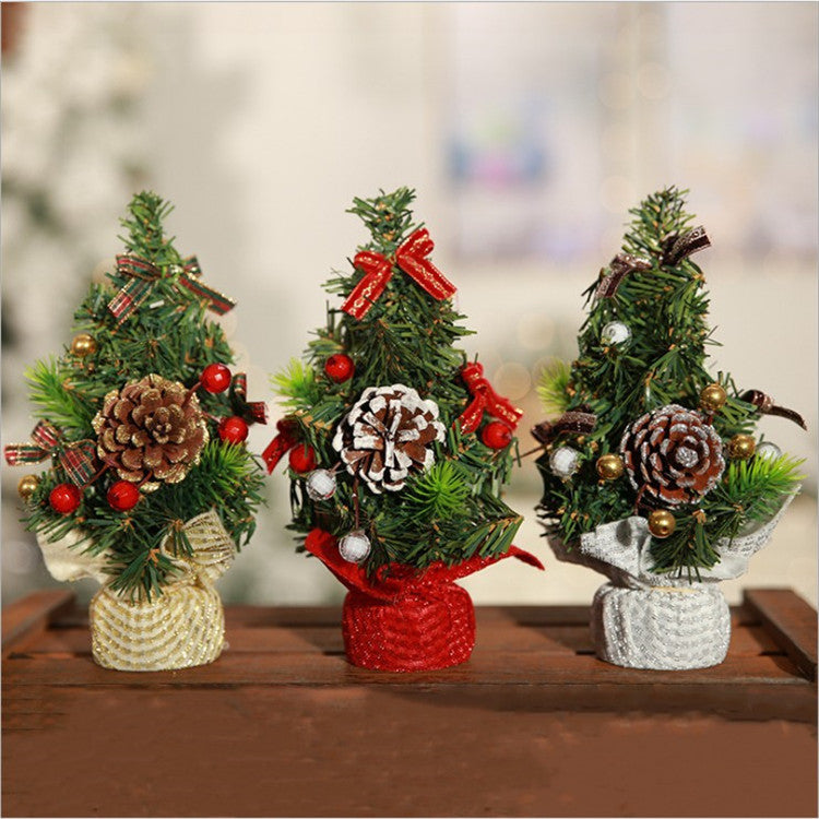 Decorative Mini Holiday Tree Centerpiece Bowlift