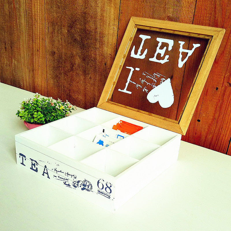 Decorative Tea Storage Organizer