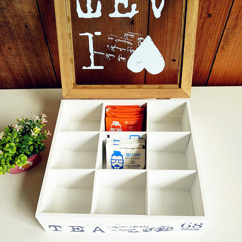 Decorative Tea Storage Organizer