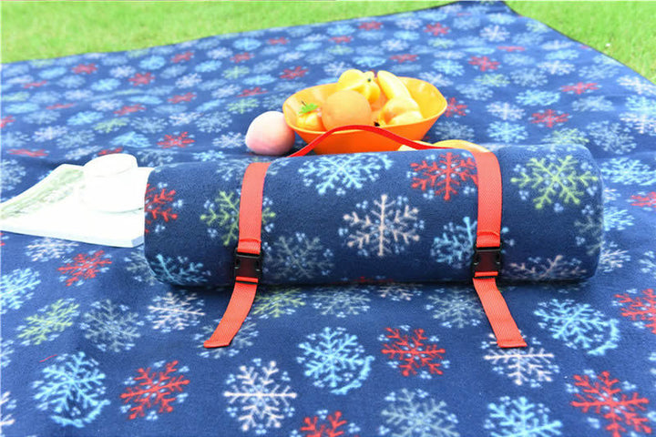 foldable picnic blanket with durable carrying handle Bowlift