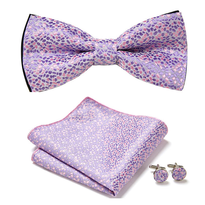Three-piece set with stylish bow ties Bowlift