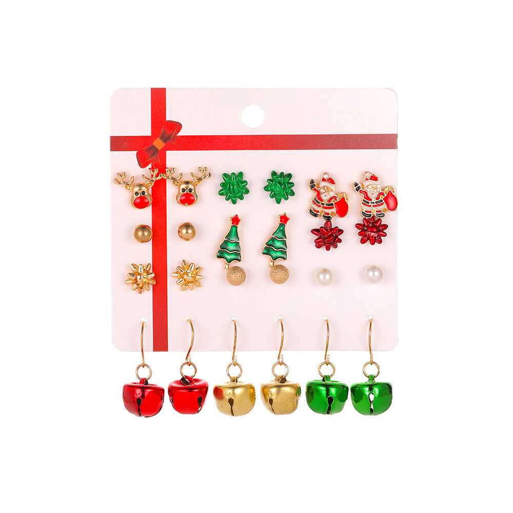 BowLift | New Holiday Set Earrings Santa Dripping