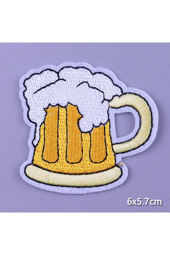 On Fire Embroidered Patches | Bowlift