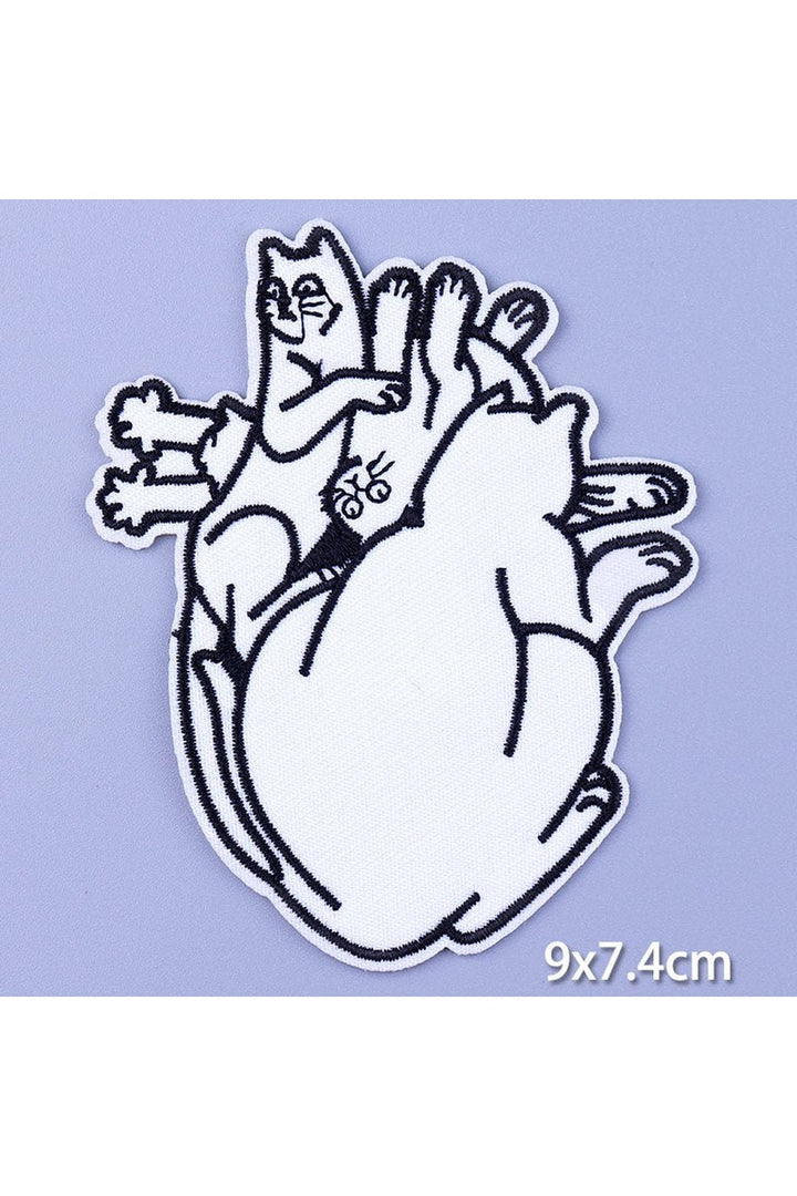 On Fire Embroidered Patches | Bowlift