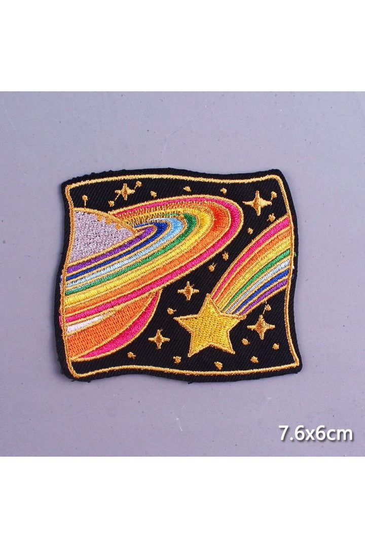 On Fire Embroidered Patches | Bowlift
