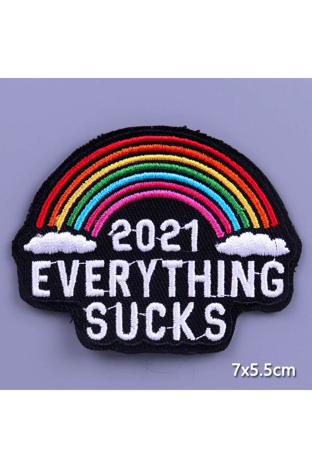 On Fire Embroidered Patches | Bowlift