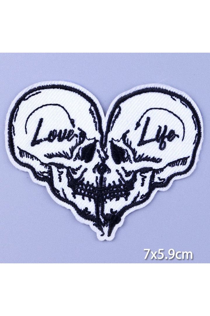 On Fire Embroidered Patches | Bowlift