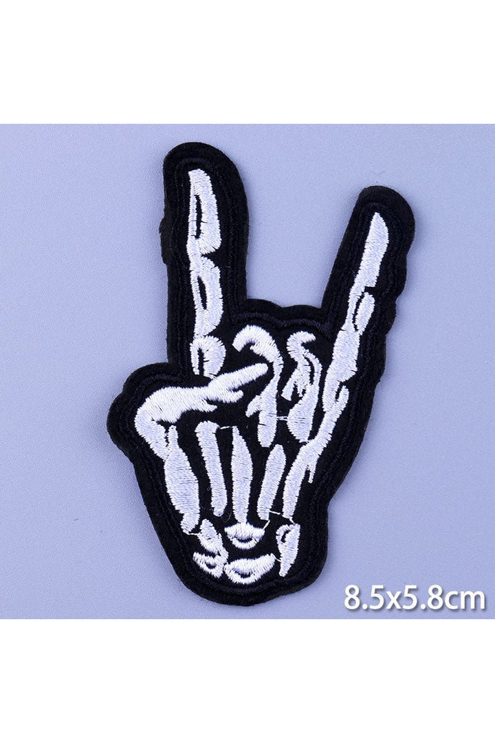 On Fire Embroidered Patches | Bowlift