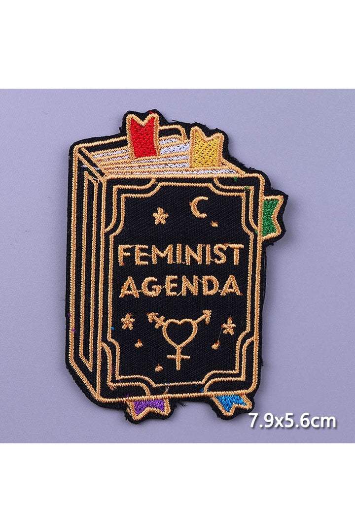 On Fire Embroidered Patches | Bowlift