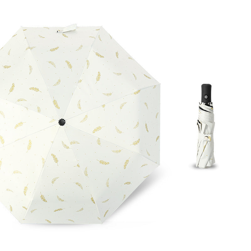 Women's practical foldable umbrella with durable cover and automatic opening mechanism Bowlift