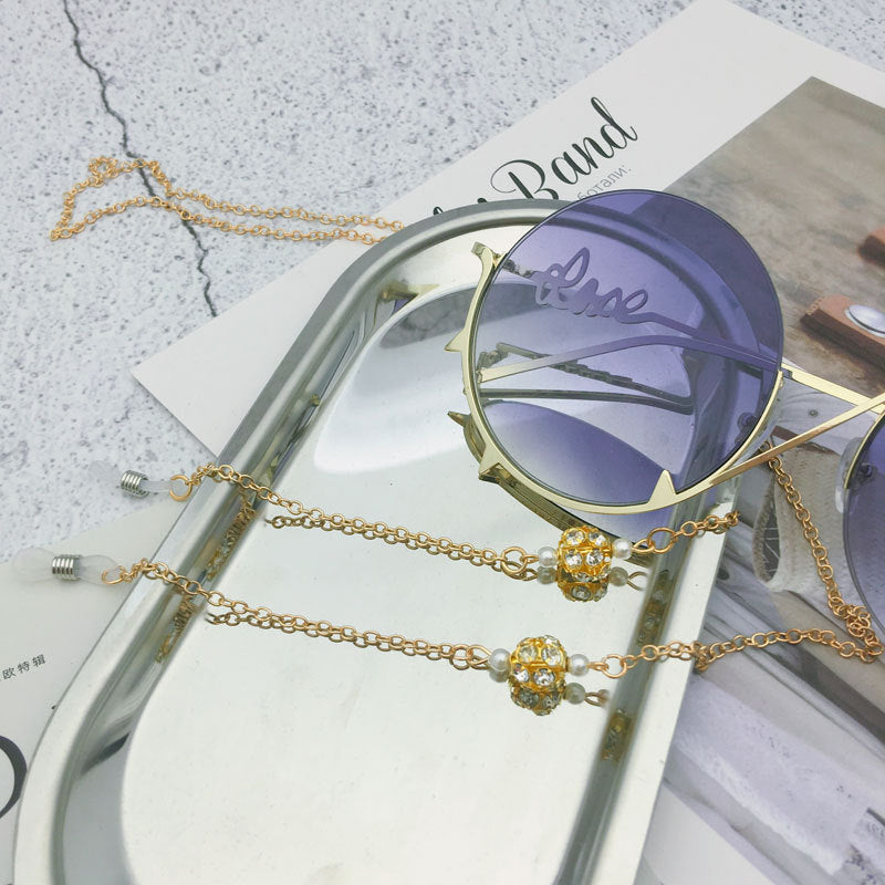Elegant Silver Chain Eyewear Chain Bowlift