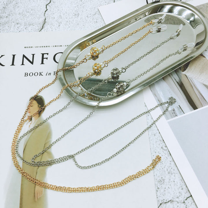 Elegant Silver Chain Eyewear Chain Bowlift
