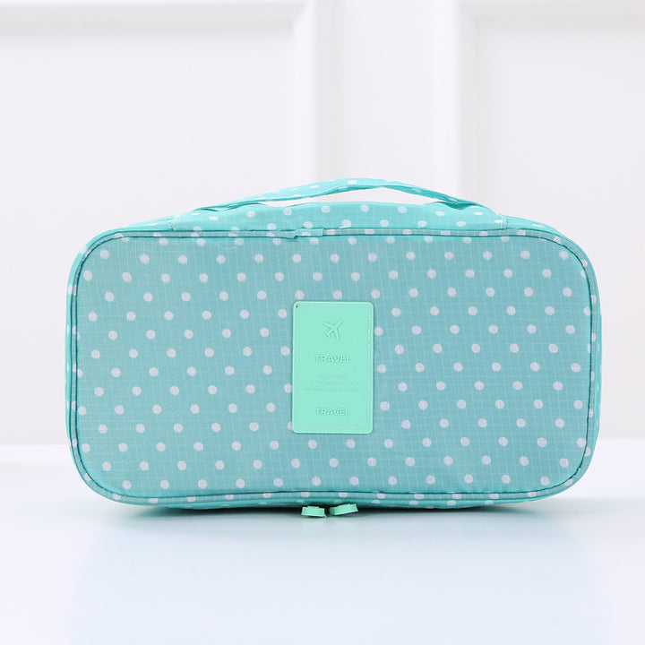 Polka Dot Travel Toiletry Organizer Bowlift