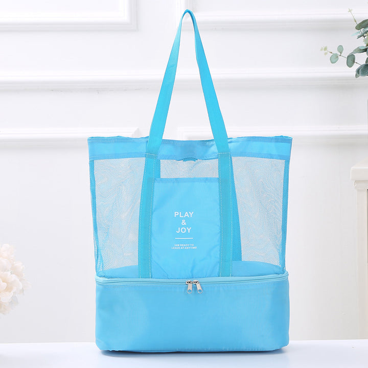 Mesh Beach Tote Bag Bowlift